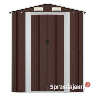 vidaXL Szopa ogrodowa ciemny brąz 192x108x223 Warszawa