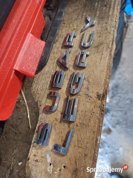 Lampy znaczek napis Ptaszkowa