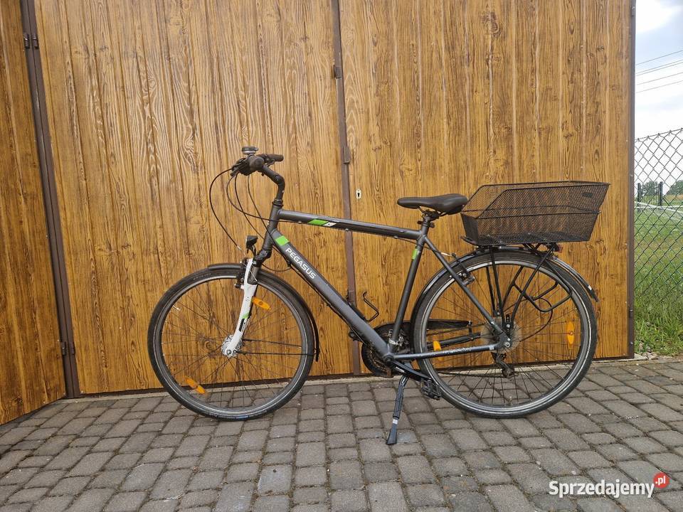 Rower trekkingowy PEGASUS Zadbany z koszykiem Bolesławiec