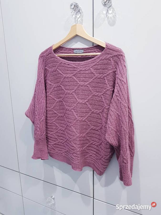 Sweter damski alla nietoperz Wkładane przez głowę  Dąbrowa Górnicza