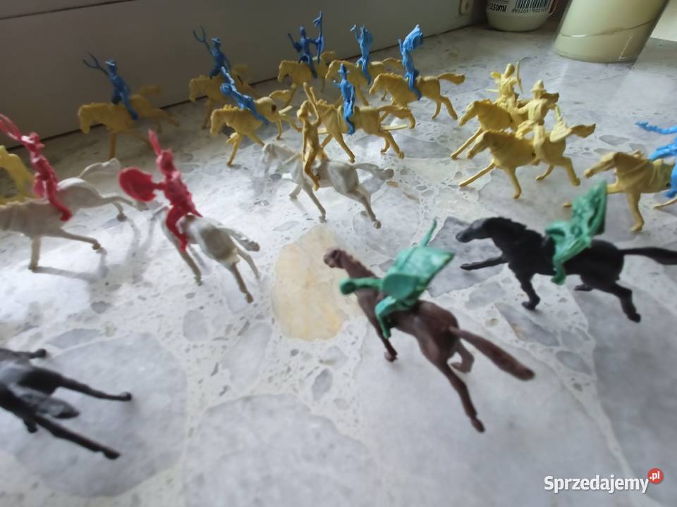 Mini figurki żołnierzyki indianie kowboje Rzeszów