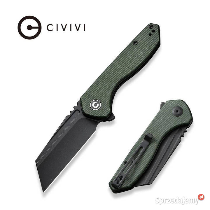 Nóż składany Civivi ExOne Green Canvas Micarta Warszawa