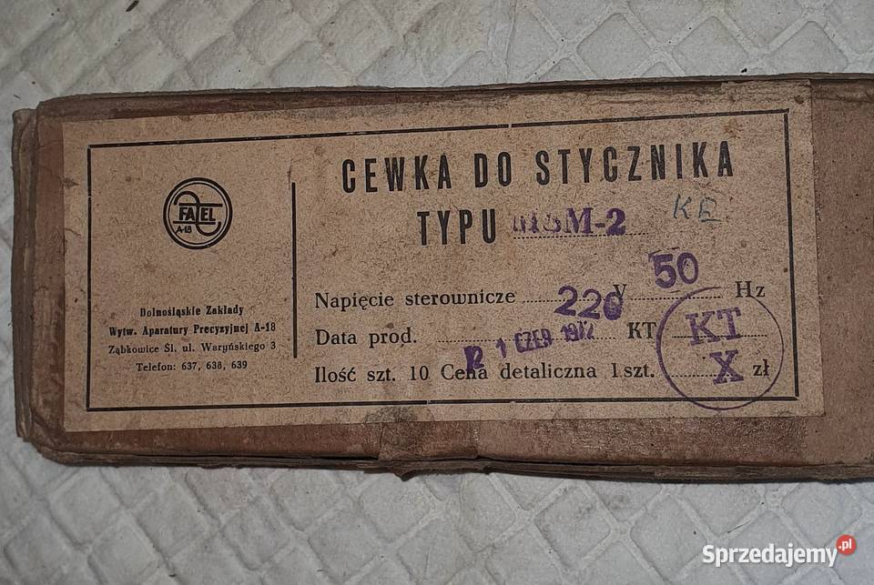 Cewka stycznika MSM2 220V 50Hz dolnośląskie Wrocław