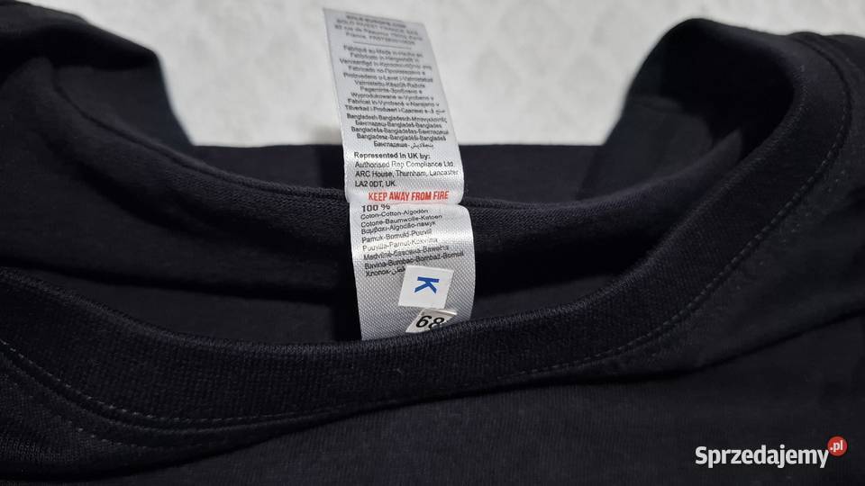 Koszulka krótki rękaw Tshirt czarna Amazon Sols Czeladź