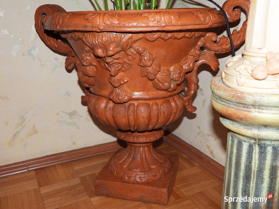 Donica ogrodowa z terakoty antyk Fornace Masini Przemyśl