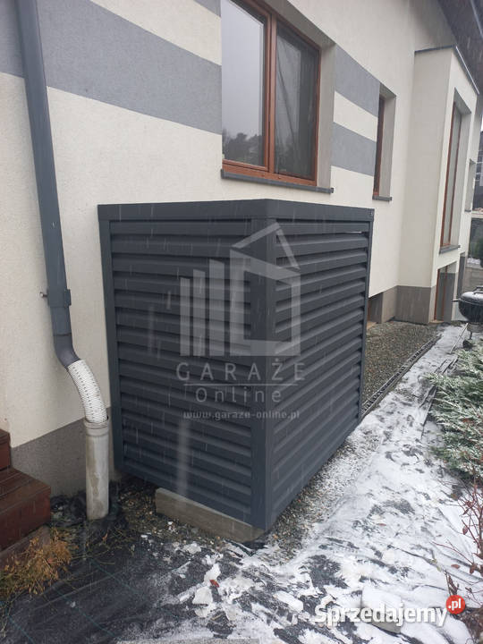 Osłona pompy ciepła 80x50x180 antracyt ID478 Klimatyzatory Inowrocław