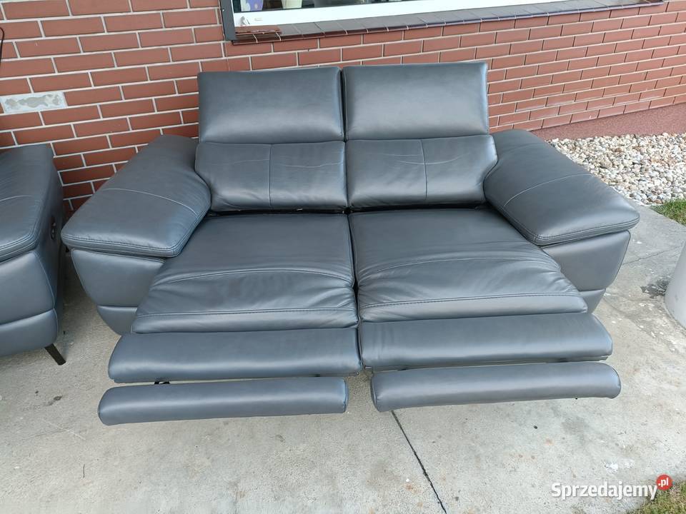 Sprzedam dwie sofy ze skóry Konin