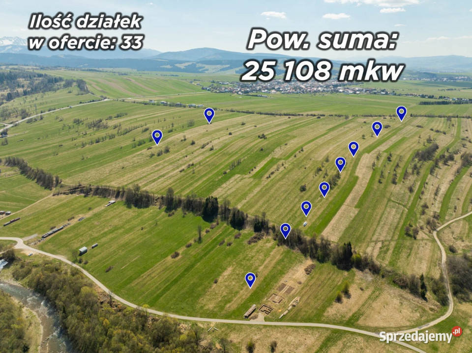 Działki rolne i leśne w Chochołowie Chochołów sprzedam