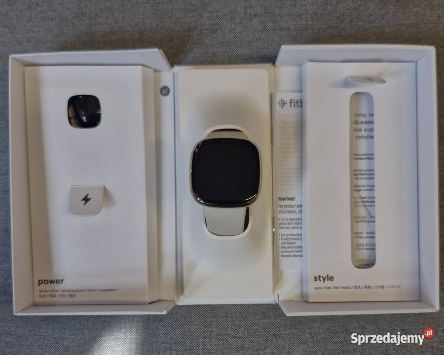 Smartwatch Fitbit Sense beżowy FB512GLWT Rzeszów