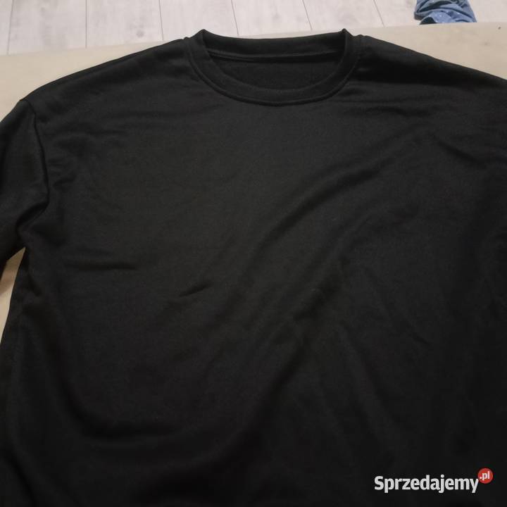 Czarna bluza BASIC M L gładka bez kaptura 100 Weronikopole