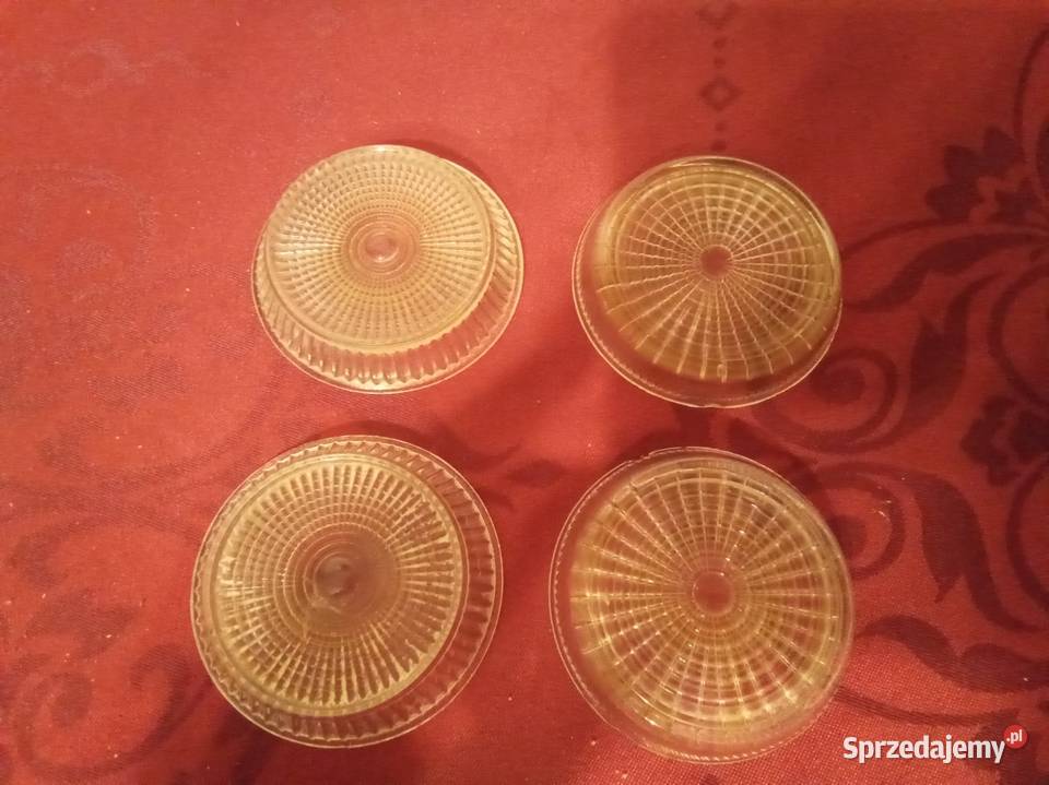 4 spodki pod szklanki PRL Zastawa stołowa mazowieckie Warszawa sprzedam