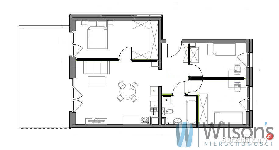 Mieszkanie Wrocław Wojszyce 7134m2 4 pokoje sprzedam