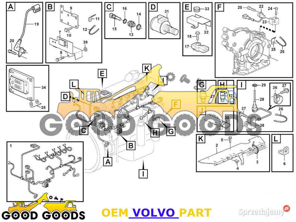 VOLVO CZUJNIK CIŚNIENIA 22899626 21634021 mazowieckie