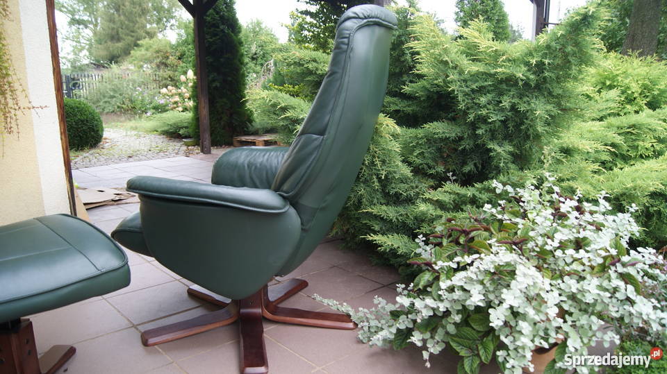 Fotel obrotowy skórzany duński DESIGN Dobroszyce