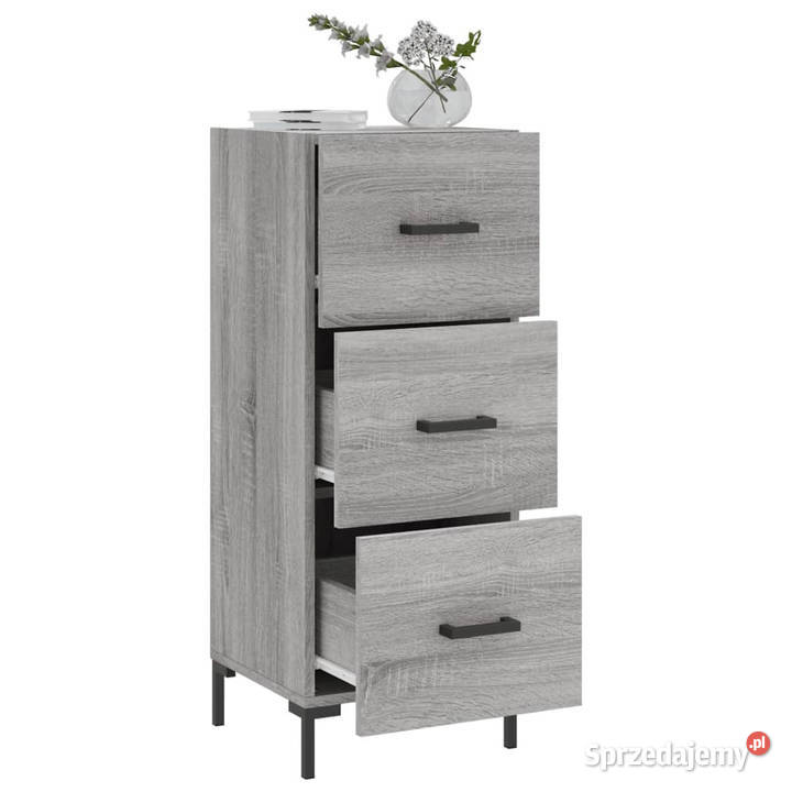 Szafka szary dąb sonoma 345x34x90 materiał Warszawa