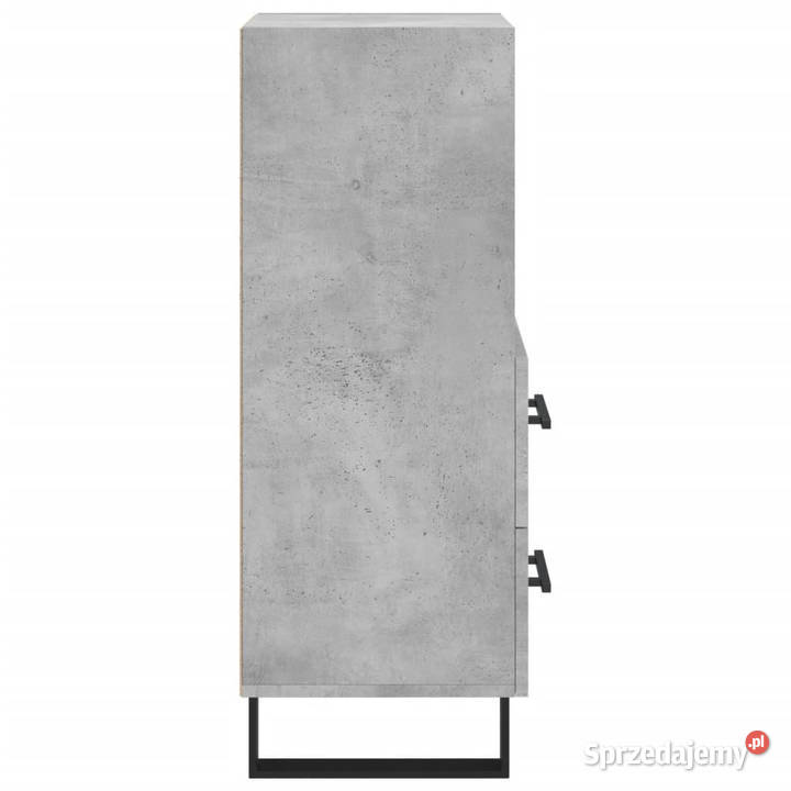 Szafka szarość betonu 345x34x90 materiał Warszawa