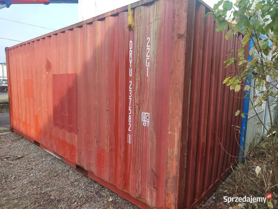 Kontener magazynowy 6m 20DV DRYU Kraków sprzedam