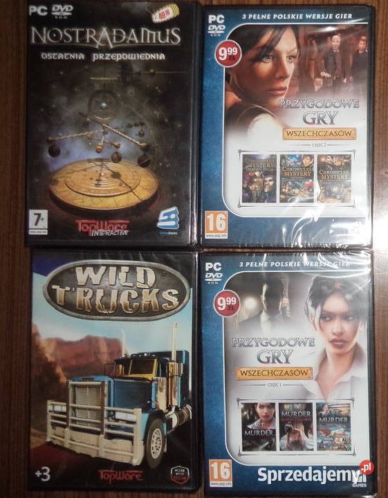 retro gry PC 4 sztuk Nostradamus TopWare CI Komputerowe PC Rzeszów