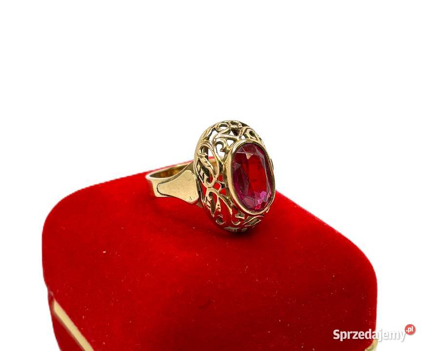 Złoty Pierścionek pr 585 625g R20 Elbląg