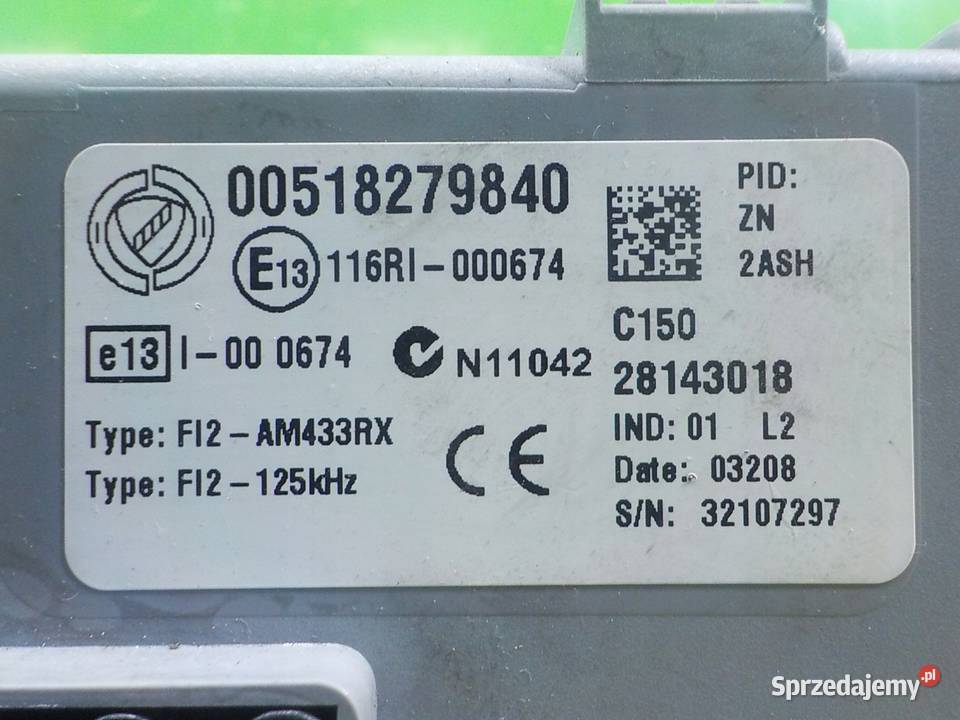 FIAT 500 13 MJET 08r 3D skrzynka bezpiecznikow Skrzynki bezpieczników Suków