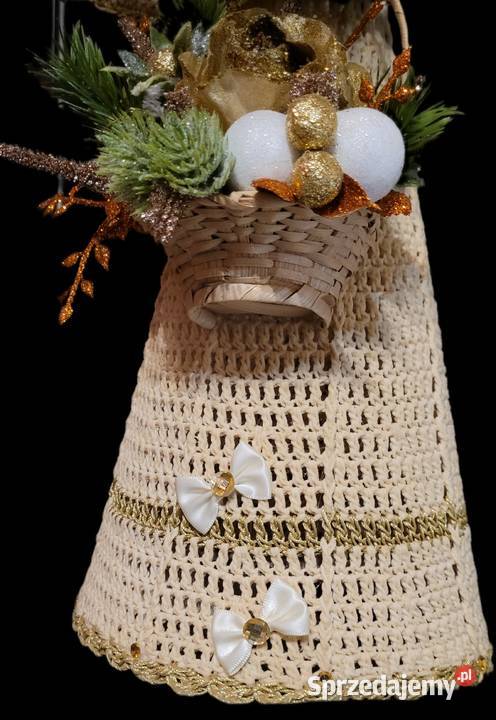 Anioł świąteczny 47 podświetlany Krzywaczka