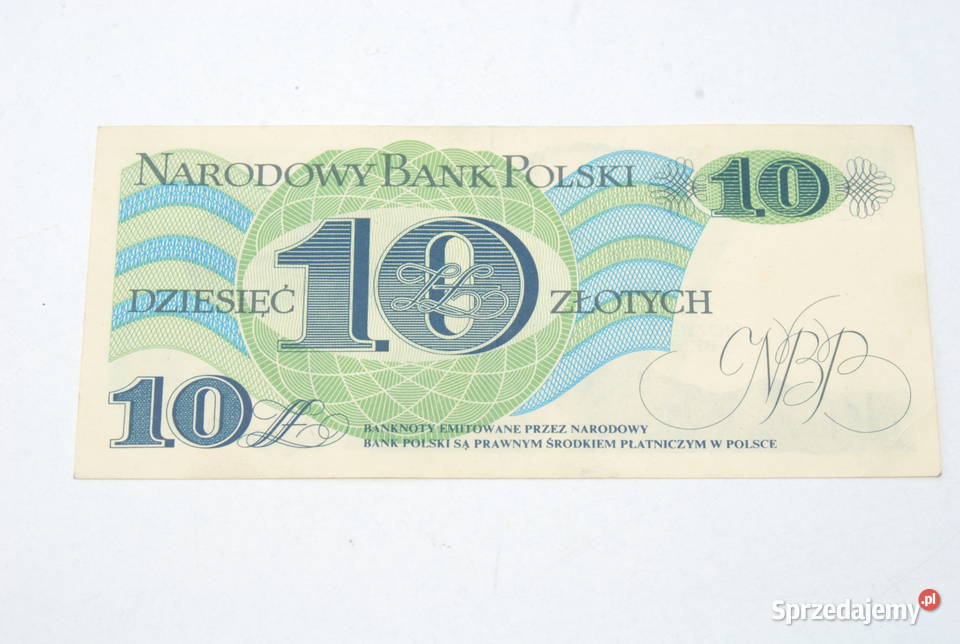 Stary banknot 10złotych Józef Bem 1982 antyk Cieszyn