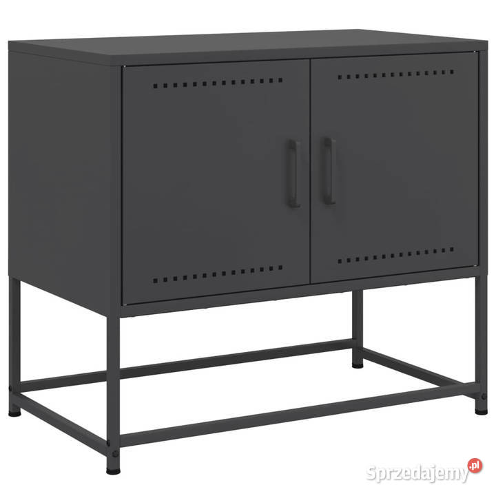 Szafka pod telewizor czarna 685x39x605 stalowa mazowieckie Warszawa