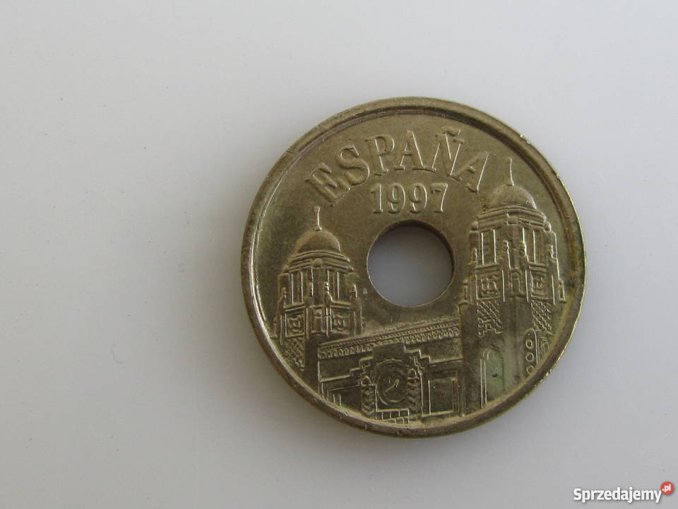 Moneta 25 PTAS Peset 1997 Hiszpania Olecko