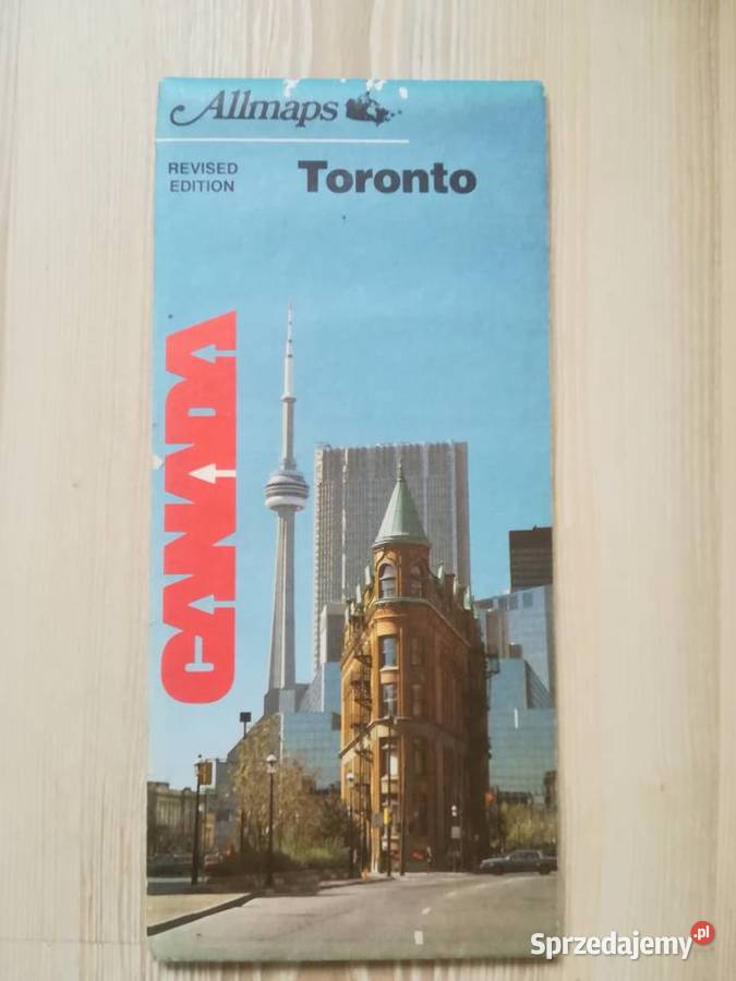 historia podróże stara mapa Toronto Kanada Gdańsk