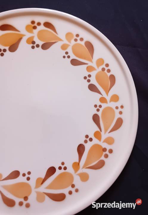 Fajansowa patera tortownica art deco Spritzdekor sprzedam