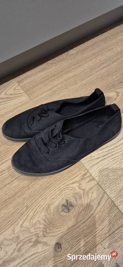 Trampki HM czarne 39 tkanina Obuwie sportowe Warszawa