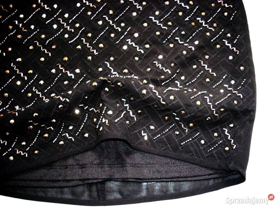 Orsay Wizytowa Spódnica Ozdobiona 34 36 Nowa czarny małopolskie