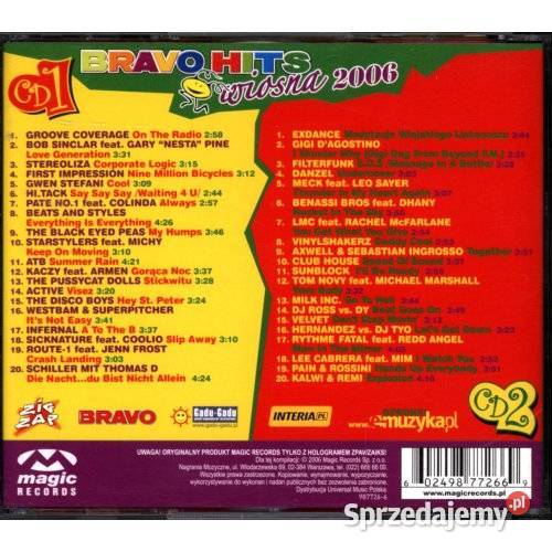 Bravo Hits Wiosna 2006 2CD Bob Sinclar Gwen