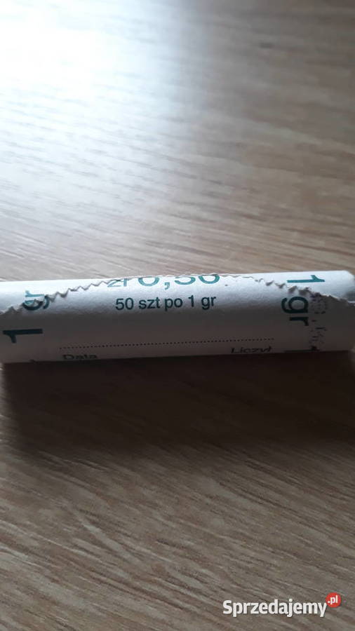 50 X 1 Grosz 2006 rmennicza rolka bankowa Konin