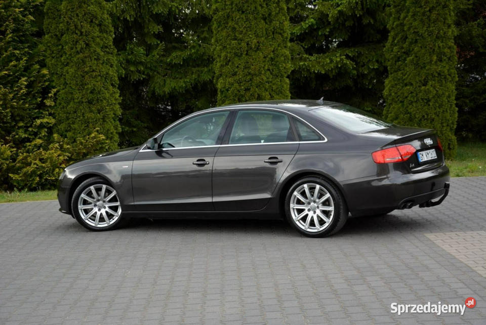 Audi A4 Limousine Sline Ledy BIXenon BLIS Skóry lakier metallic Ostrów Mazowiecka