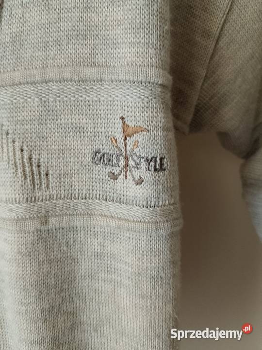 Kardigan męski Golf Style vintage z lat 8090 Swetry i golfy Katowice
