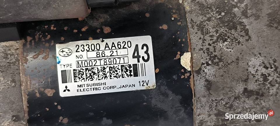 ROZRUSZNIK SUBARU LEGACY M002T89071 Lipno