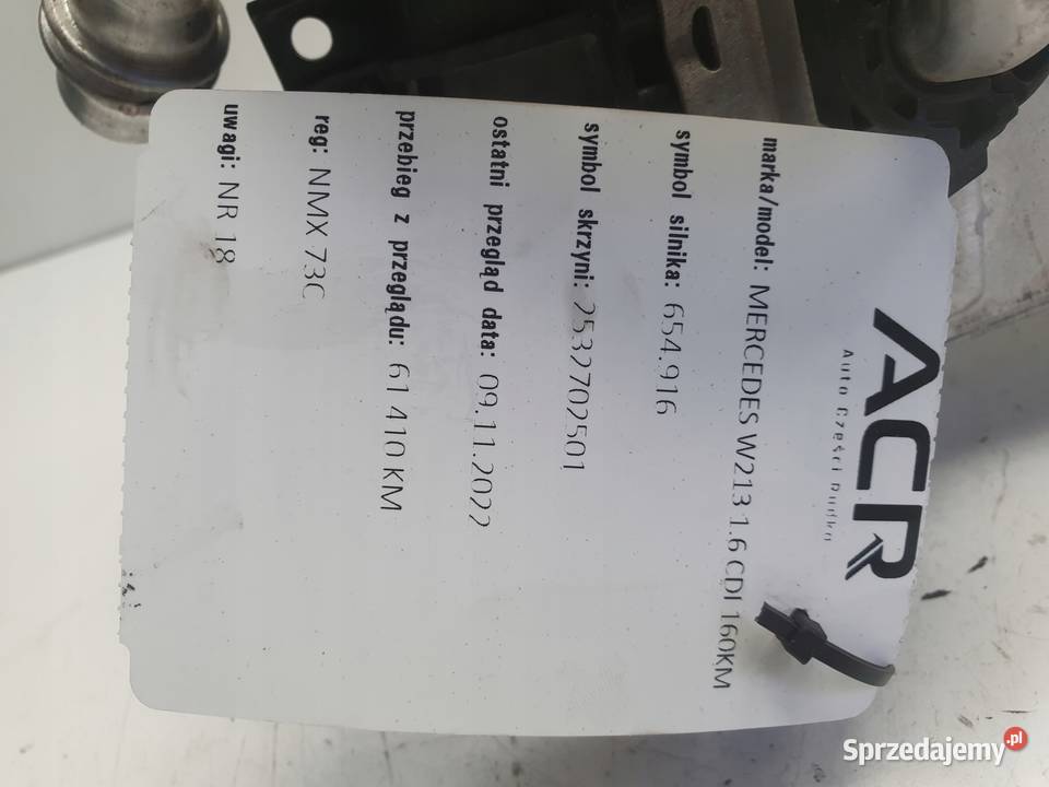 Mercedes W213 E200 16 CDI INTERCOOLER CHŁODNICA osobowe Chełm sprzedam