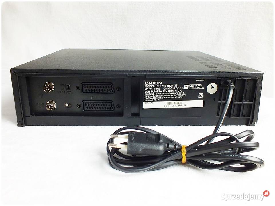 ORION VH1288JS Magnetowid 4 Głowicowy Jog Magnetowidy Żary