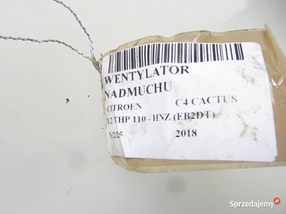 DMUCHAWA CITROEN C4 CACTUS T4054002