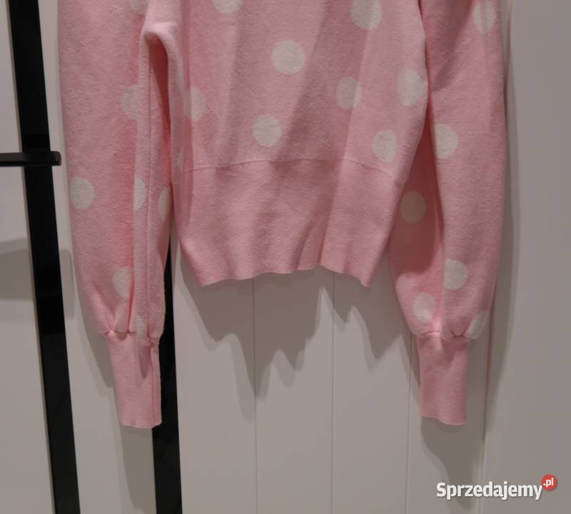 Qed London fajny sweterek bufki 34 XS