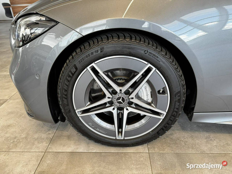 Mercedes C 200 VAT 23 AMG T 15T mHEV 204 automat elektryczne lusterka Myślenice