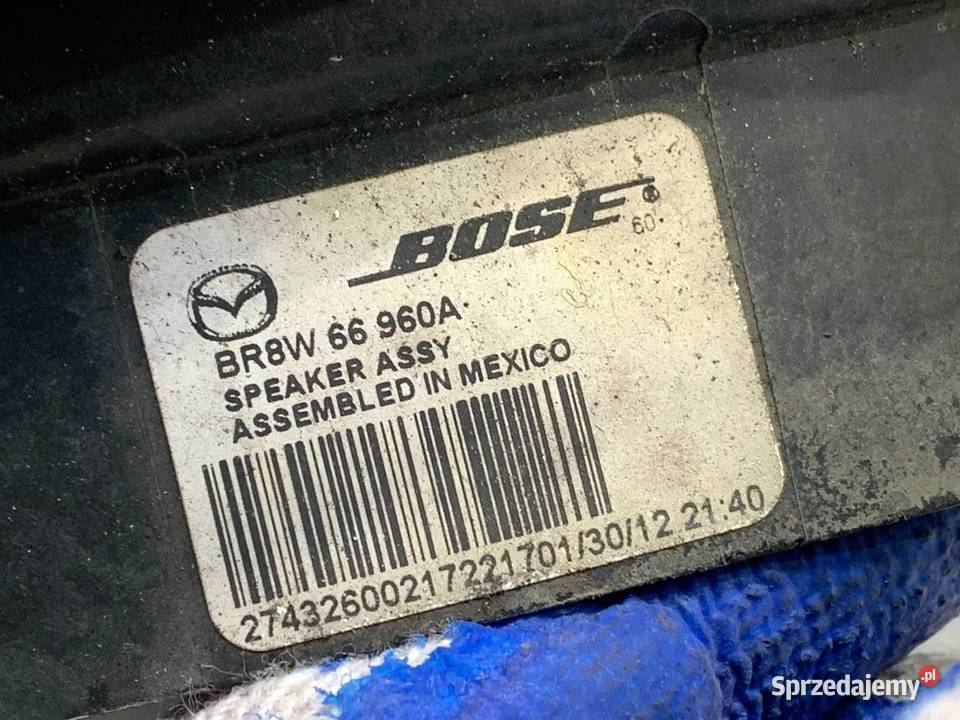 GŁOŚNIKI KOMPLET MAZDA CX9 NE6166960 SUV AUDIO