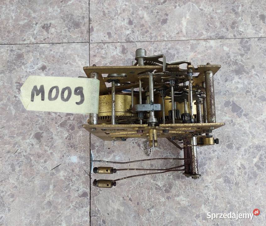 M009 Mechanizm starego zegara ściennego Junghans Tczew