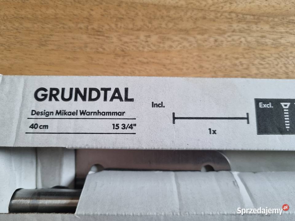 Wieszak łazienkowy stał nierdzewna Ikea Grundtal