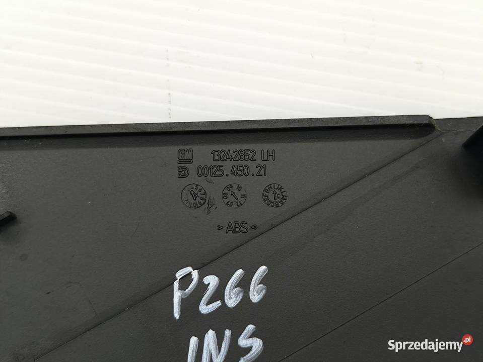 OSŁONA TUNELU LEWA OPEL INSIGNIA A 20CDTI osobowe sprzedam