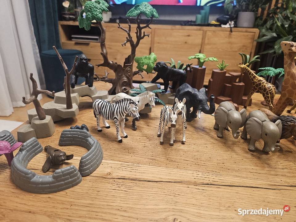 Zestaw Figurek Zwierząt roslin ZOO Safari Farma Rzeszów