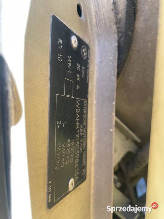 BMW E34 20 1988 Seria 5 Pieczyska sprzedam