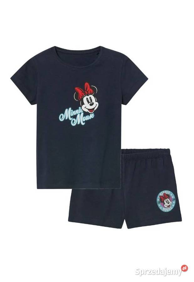 Piżama dziecięca dziewczynki z nadrukiem Minnie Wąsewo sprzedam