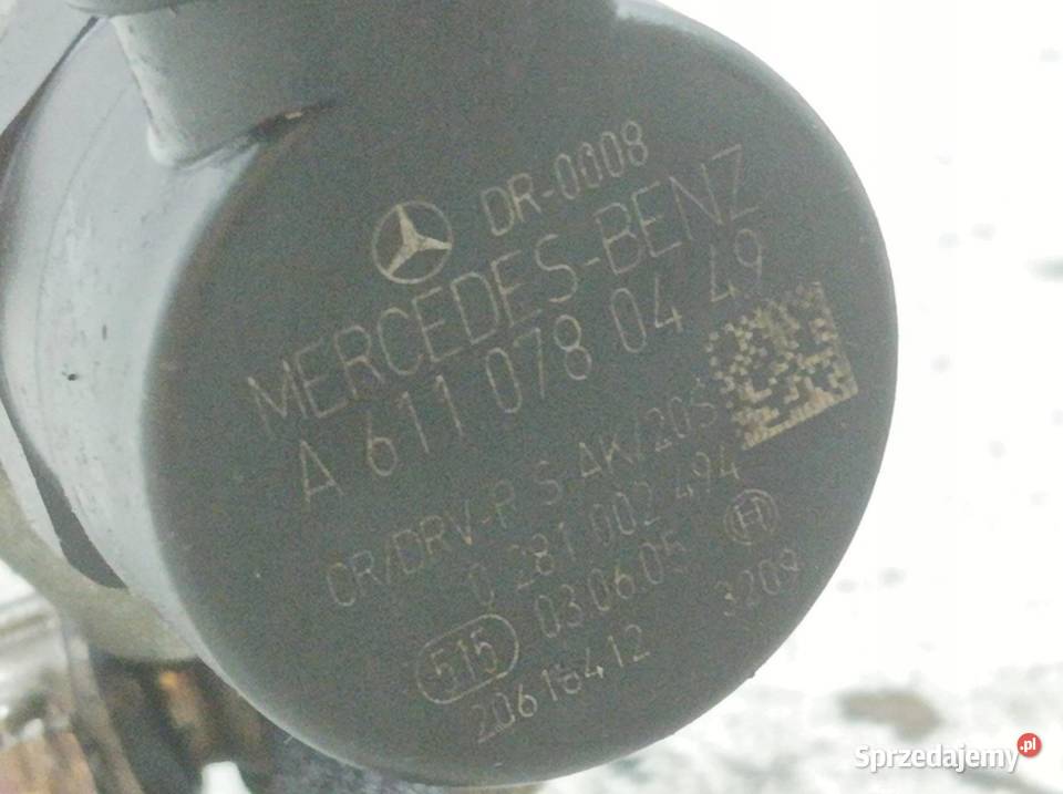 LISTWA WTRYSKOWA 0445214073 A6460700295 22 CDI Motoryzacja świętokrzyskie